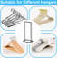 Hanger Stacker 2 Pack, organisateur de porte-cintres pour salle de lavage, organisateur pour cintres, support de support