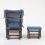 Chaise berçante et repose-pieds Azariyah Konfor-745961583-745961577