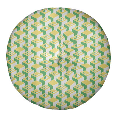 Coussin de sol à motif de gratte-ciels classiques
