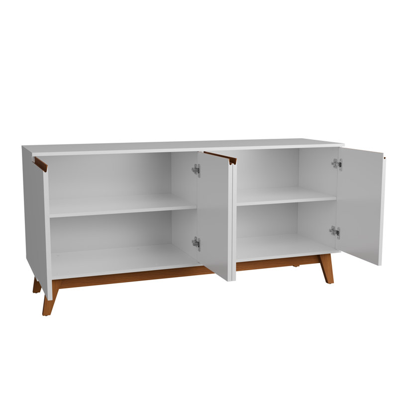 Tokyo 4-door Sideboard With Soft-close Doors, White