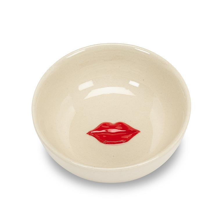 Dakota Fields Stoneware Stainless Steel Candy Bowl