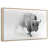 Floating Frame Natural Wood