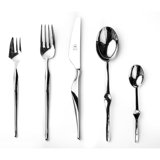 Ergonomica 30 - Piece Stainless Steel Flatware Set - Service for 6