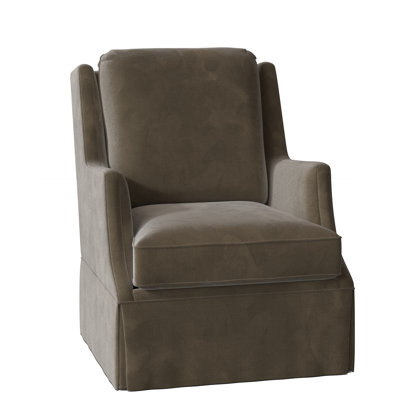 Savannah Linen Boucle Swivel Wingback Chair