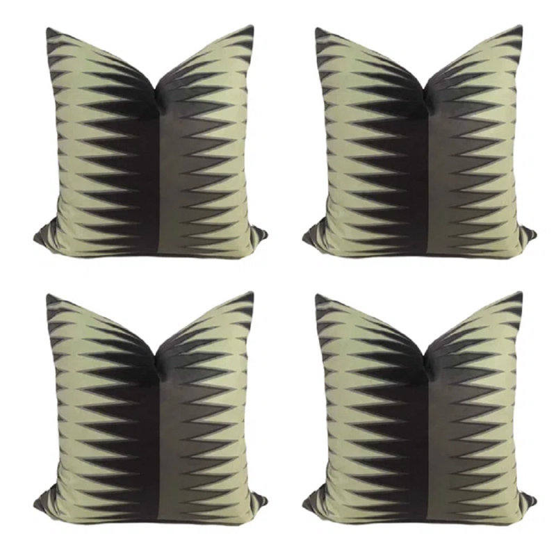 Housse de coussin carré en velours , 22 po x 22 po