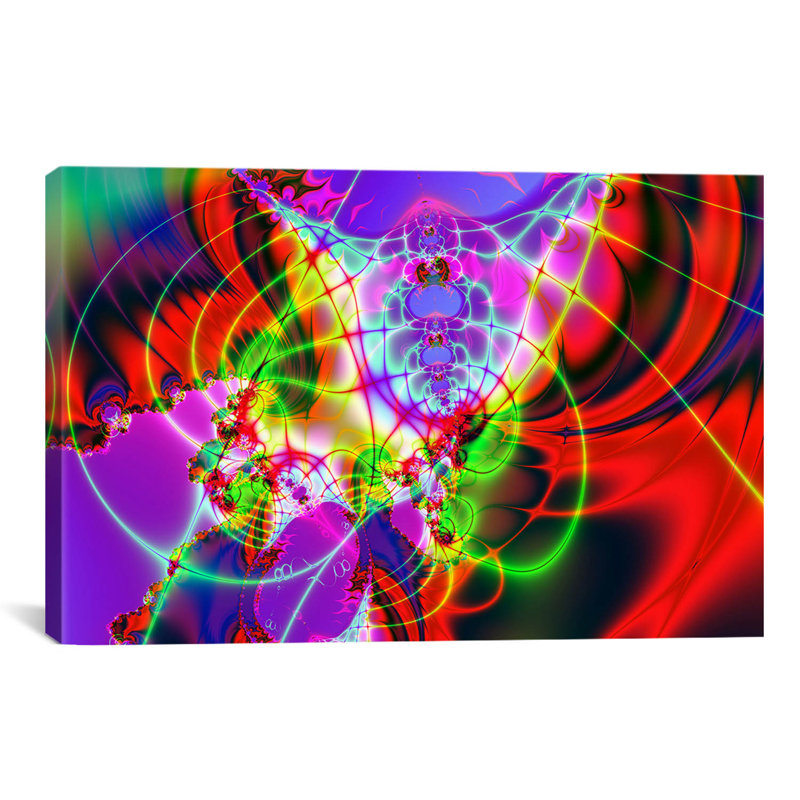 « spider web », impression sur toile Digital, H 12 po x l 18 po x P 1,5 po