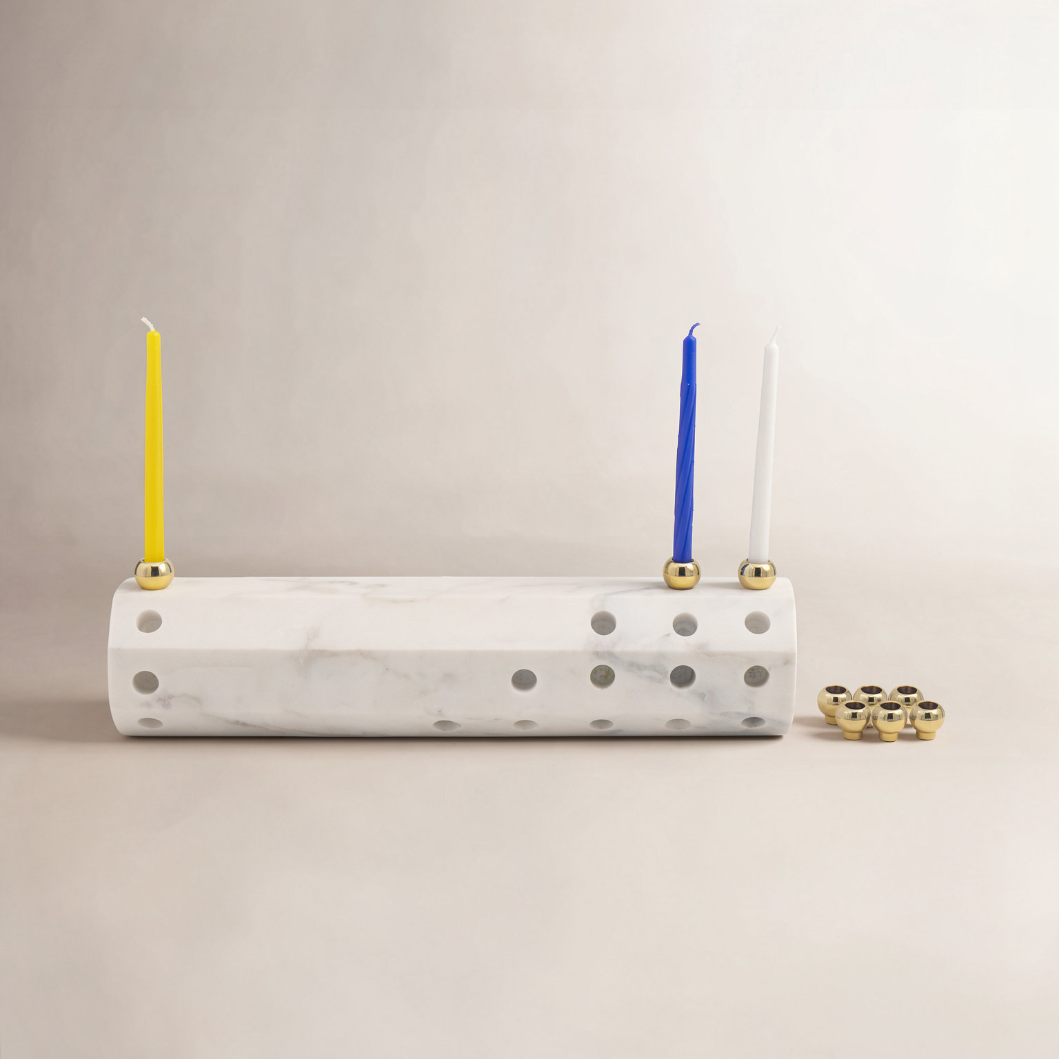 Marble Octagonal Menorah