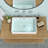 24"X16" White Ceramic Rectangular Vessel Bathroom Sink