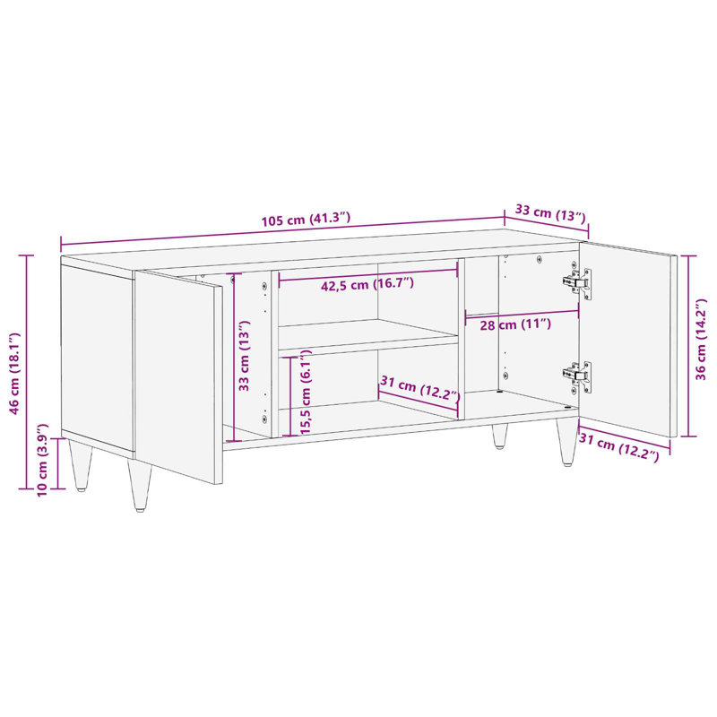 Rectangle Accent Cabinet