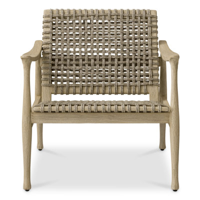 Manzo Outdoor Teak Lounge Chair