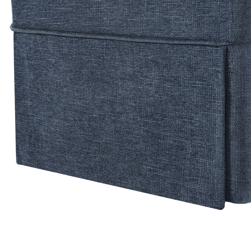 Fauteuil demi-tonneau pivotant Martha (ensemble de 2), Dark Blue