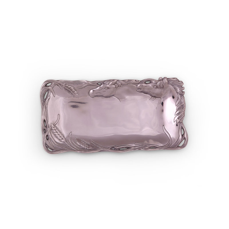 Equestrian Metal Tray