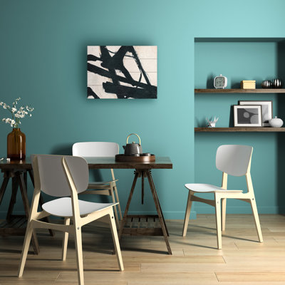 Design Fabrikken Behind Black Wood Slat Art
