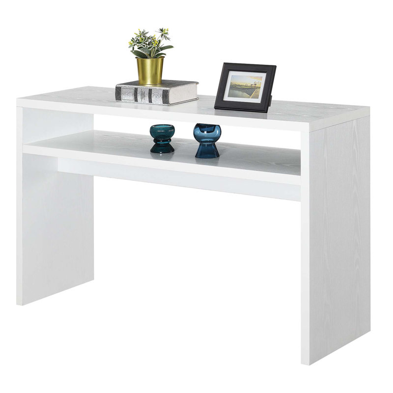 Console 48 po avec tablette Haught, Blanc