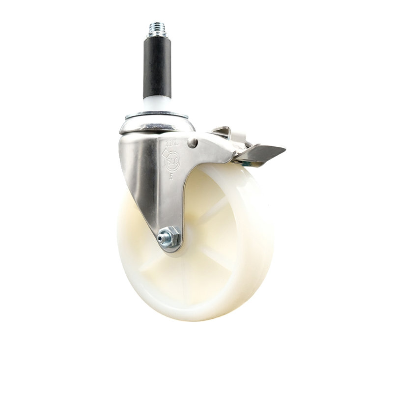 Swivel Stem Caster, 5" H x 5" W