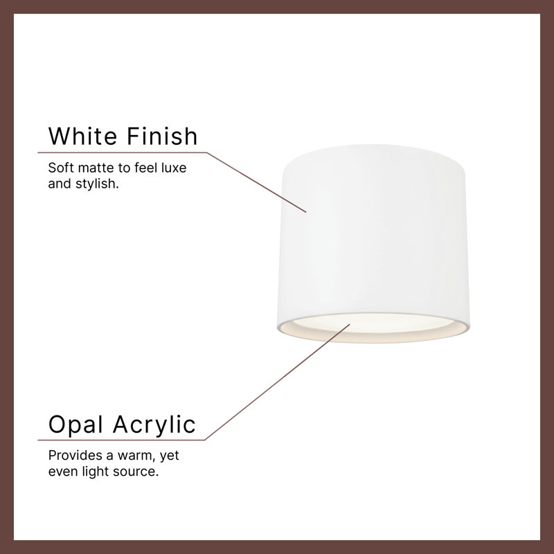 Uma 12-in Black dimmable LED Semi-Flush Mount, Matte Black