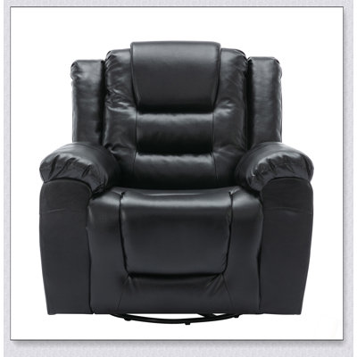 Fauteuil inclinable de cinéma maison pivotant à 360 ° avec de larges accoudoirs, parfait pour un confort et une détente ultimes.