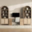 Bibliothèque 84,25 po H Rattan-625090054