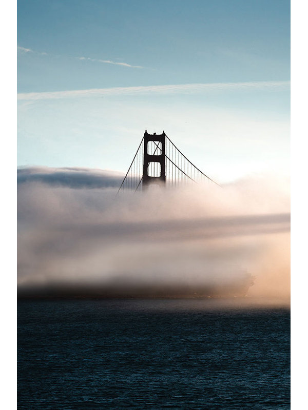 Exiting The Bay Print by Ryan Walsh, Image Brush Gel