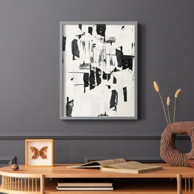 «Tiles & Texture Abstract Angles VI», reproduction encadrée - bois massif