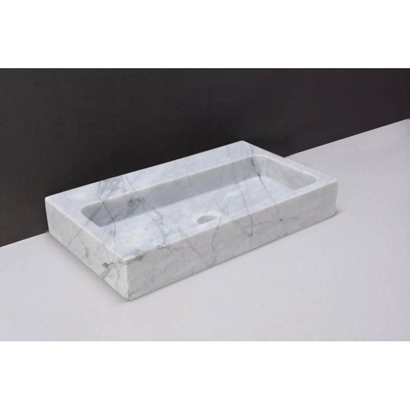 Forzalaqua 50Cm Single Bathroom Vanity Top in Polished with Sink