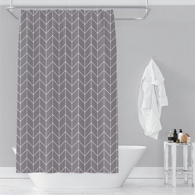 13 Piece Polyester Shower Curtain Set