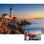 Papier peint adhésif auto-adhésif moderne pour la chambre à coucher avec phare Portland Head Maine L 144 "x l 100" Peel and Stick-239816333