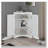 Corner Bathroom Storage Cabinet with Adjustable Shelves-812047423