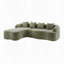 Canapé modulaire en chenille-1220087889