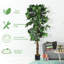 Ficus artificiel 72 po en pot