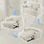 Andraia 2 Seater Velvet Sofa Bed-107228266