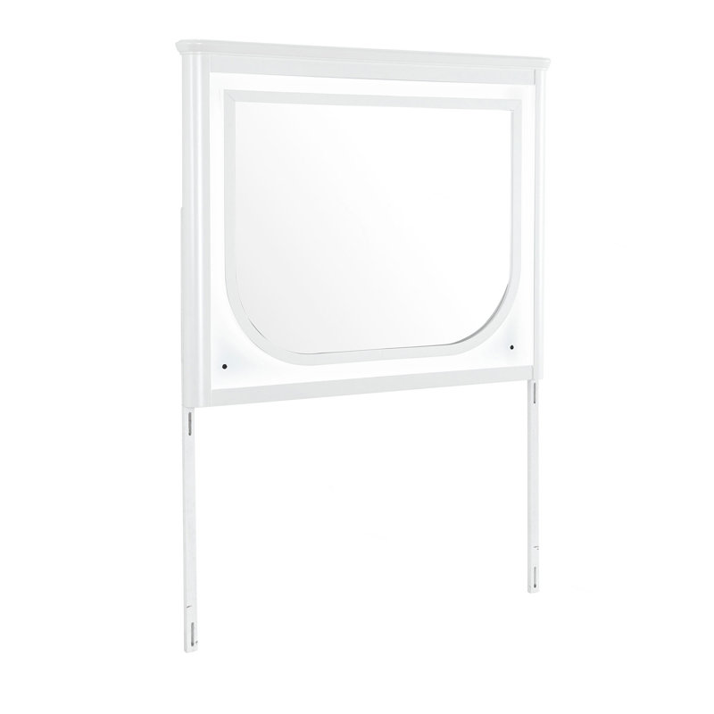 MIROIR BRENDA GRIS AVEC DEL