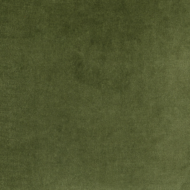 Johnson 16" Square Pouf, Green Velvet