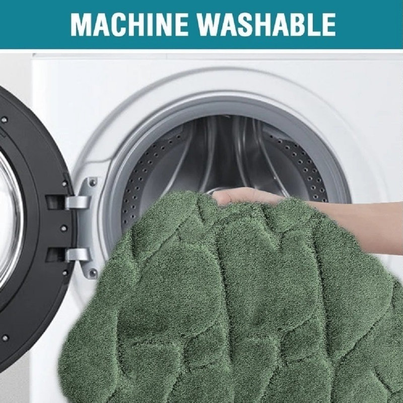 Hardee Non-Slip Bath Rug, Sage