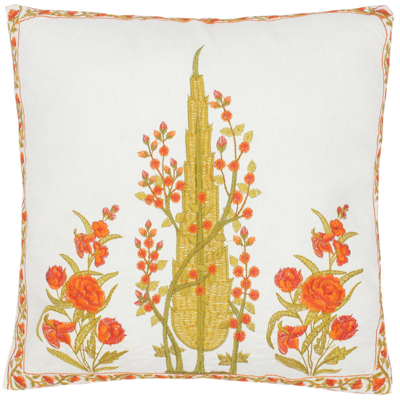 Housse de coussin carré en coton Eustolia par Arshs Fine Rugs