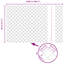 80cm H x 2500cm W Steel Border Fencing