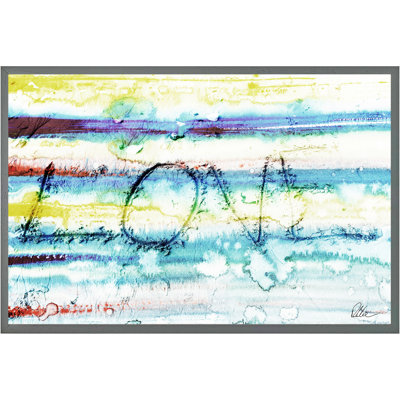Sand Love - Single Picture Frame Print