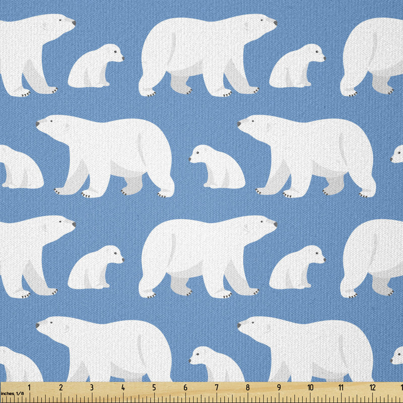 Cuinn Polar Bear Family Multi-Purpose Fabric