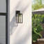 Schlegel Matte Black Outdoor Wall Lantern-1626517793
