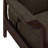 Latitude Pushback Recliner Chair with Wooden Armrests, Linen Blend Upholstered-382192047