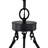 Trost 18 - Light 36" Antique Black Metal Round Chandelier