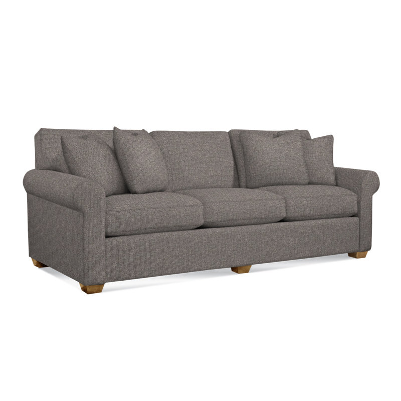 Bedford Sofa, Light Blue Performance Fabric; 0851-55, Havana