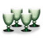 Villeroy & Boch Boston Colored Lead Free Crystal Goblet Set