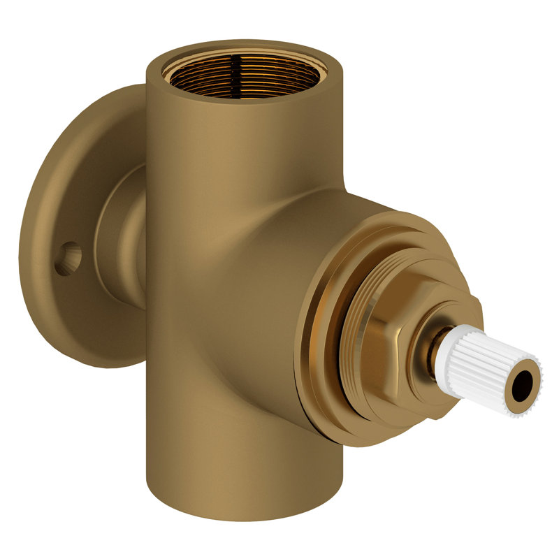Perrin and Rowe 0.75" Concealed Wall Valve Rough Body Only Clockwise Opening Volume Control Trims