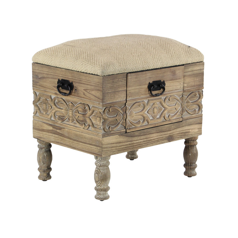 Gorney Solid Wood Accent Stool
