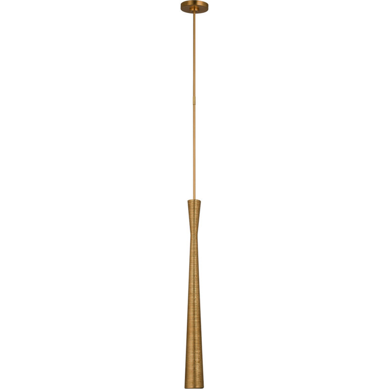 Kelly Wearstler Utopia Tall Pendant, Gold, Gold