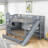 Hannu 2 Drawers Bunk Bed with Storage Stairs, Slide and Bookcase-1947835914-2001035199