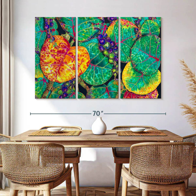 Harnek Seagrape, 42" H x 65" W