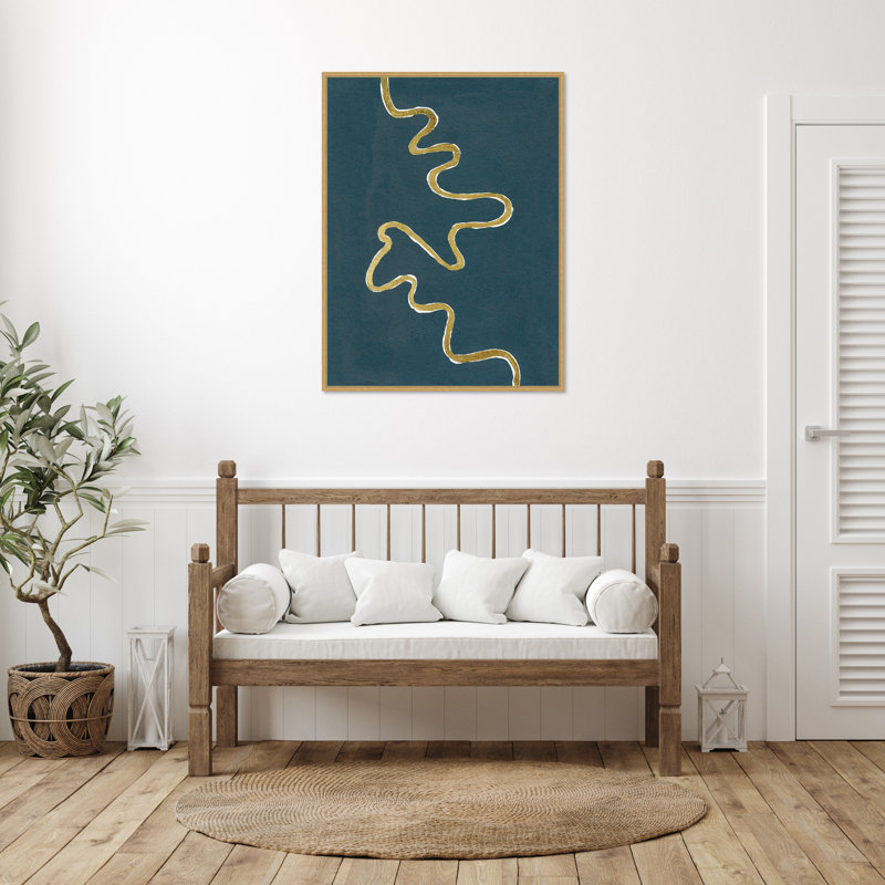 "Oxbow III" par Michael Willett, reproduction d'art sur toile encadrée, H 42 po x l 32 po