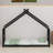 Kids Metal Bed Frame with Frame House Silhouette-129020732